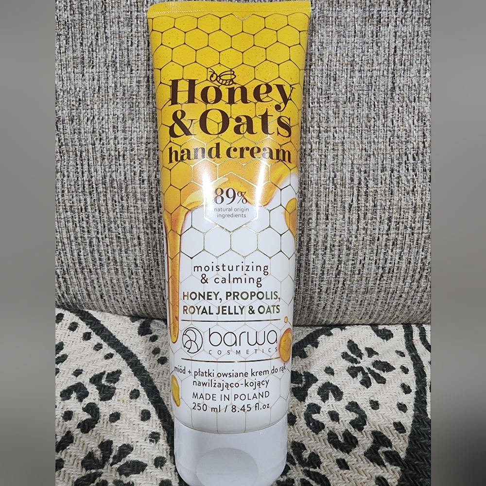 Barwa Honey & Oats Hand Cream 250 ml/8.45 fl.oz